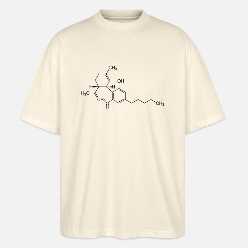 CBD - Cannabidiol - Stanley/Stella Oversized Unisex Bio T-Shirt Blaster 2.0 - Natur