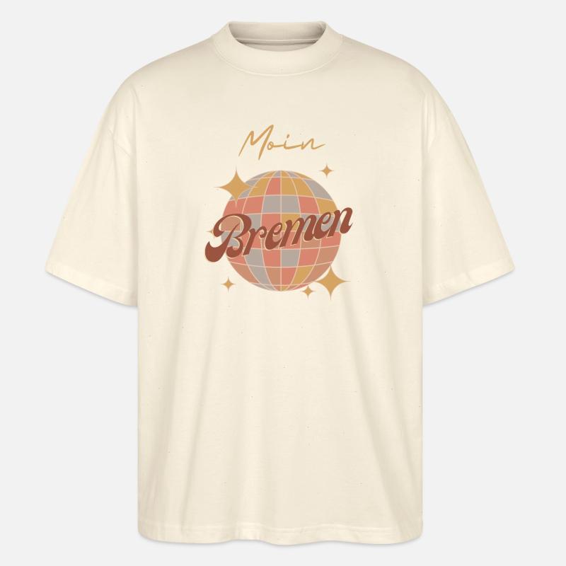 Moin Bremen - Stanley/Stella Oversized Unisex Bio T-Shirt Blaster 2.0 - Natur