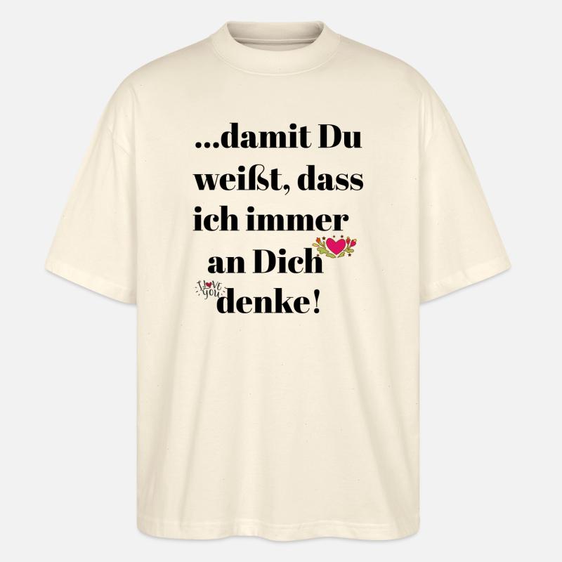 Denken - Stanley/Stella Oversized Unisex Bio T-Shirt Blaster 2.0 - Natur