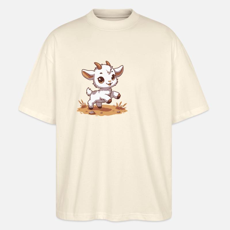 Lillte Lamm - Stanley/Stella Oversized Unisex Bio T-Shirt Blaster 2.0 - Natur