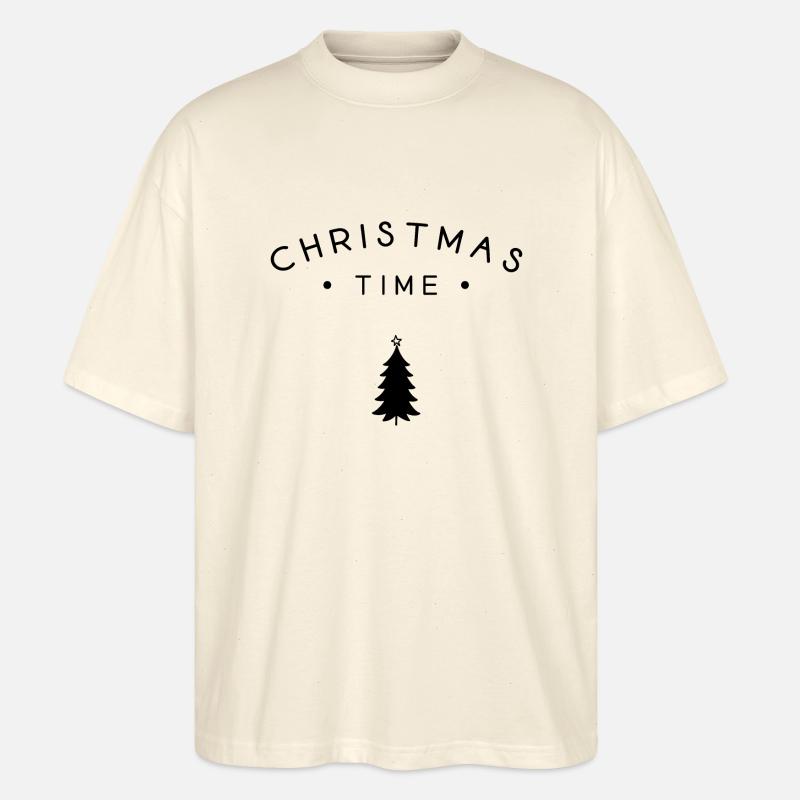 Période de Noël - T-shirt bio Blaster 2.0 coupe oversize Stanley/Stella Unisexe - écru doux