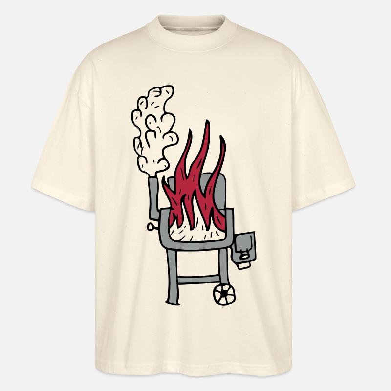 Grill - Stanley/Stella Oversized Unisex Bio T-Shirt Blaster 2.0 - Natur