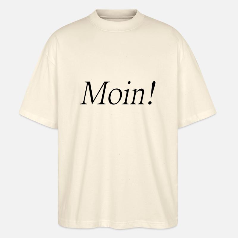 moin - Stanley/Stella Oversized Unisex Bio T-Shirt Blaster 2.0 - Natur