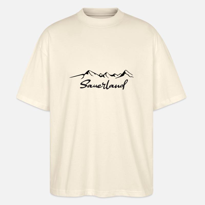 Sauerland Sticker - Stanley/Stella Oversized Unisex Bio T-Shirt Blaster 2.0 - Natur