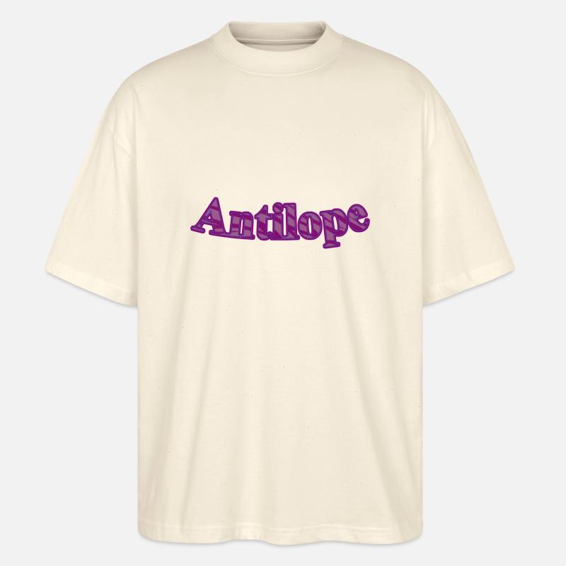 Antilope - Stanley/Stella Oversized Unisex Bio T-Shirt Blaster 2.0 - Natur