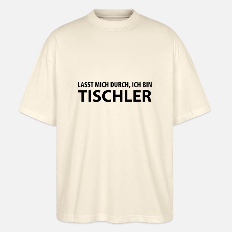 tischler - Stanley/Stella Oversized Unisex Bio T-Shirt Blaster 2.0 - Natur