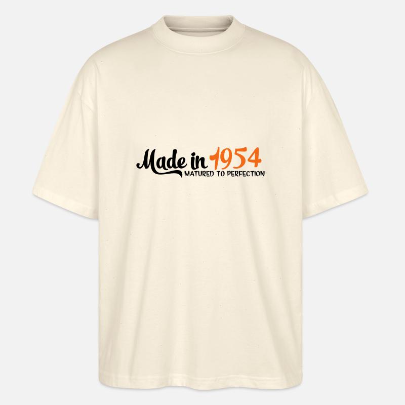 1954 - Stanley/Stella Oversized Unisex Bio T-Shirt Blaster 2.0 - Natur