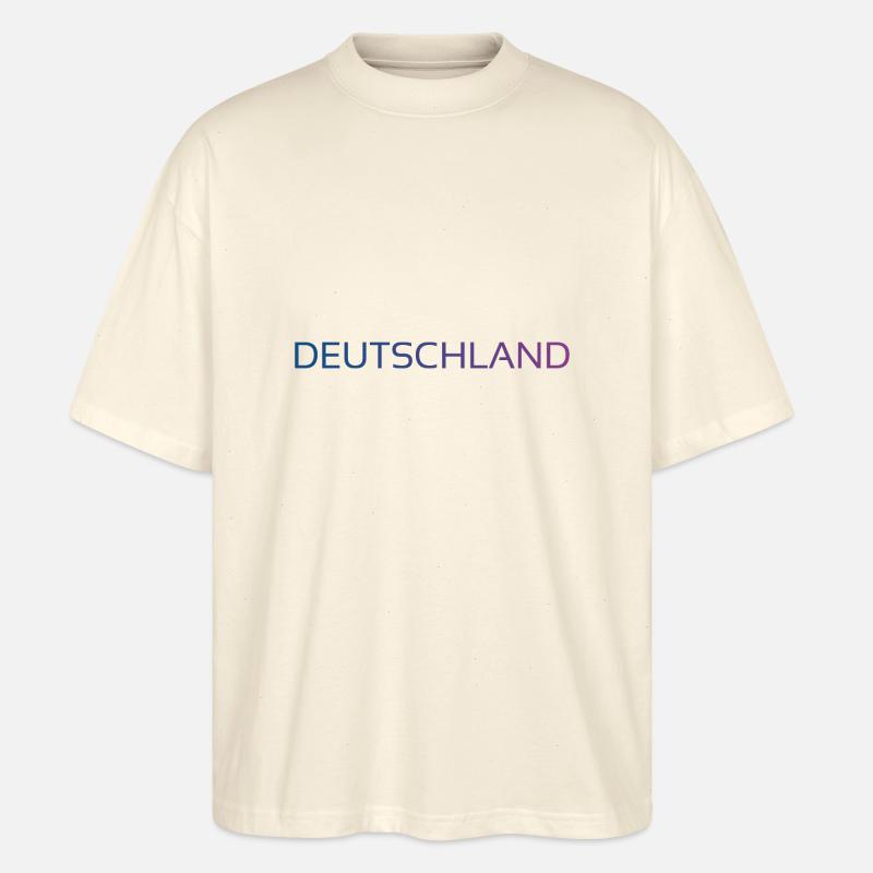 Deutschland - Stanley/Stella Oversized Unisex Bio T-Shirt Blaster 2.0 - Natur