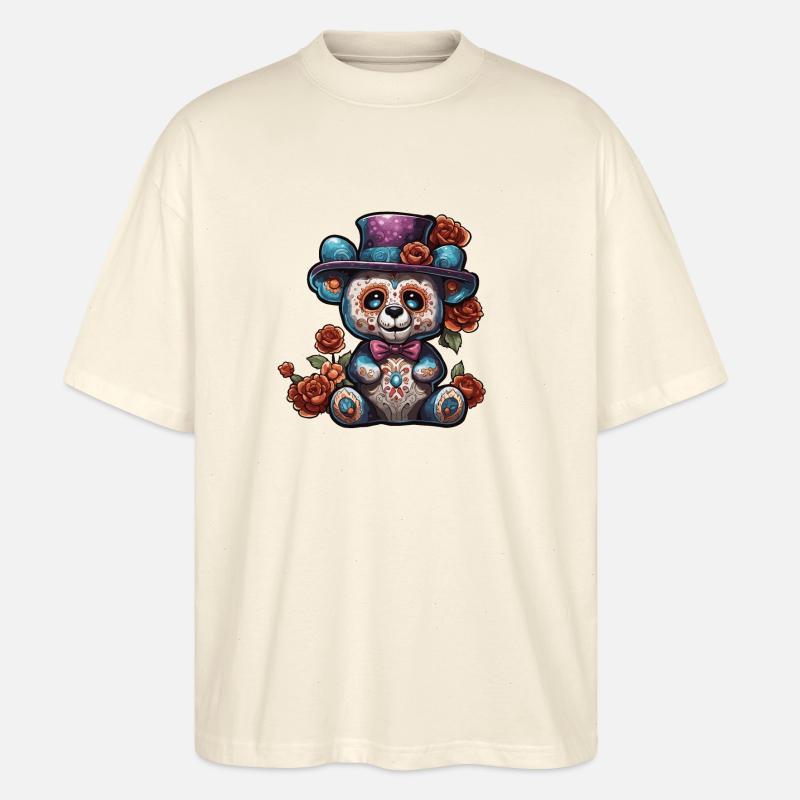 Teddybär / Kuscheltier / Stofftier / Geschenkidee - Stanley/Stella Oversized Unisex Bio T-Shirt Blaster 2.0 - Natur