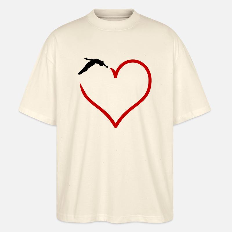 Kunstspringen - Stanley/Stella Oversized Unisex Bio T-Shirt Blaster 2.0 - Natur