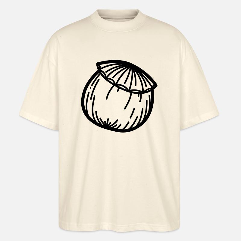 Mohn Blume - Stanley/Stella Oversized Unisex Bio T-Shirt Blaster 2.0 - Natur