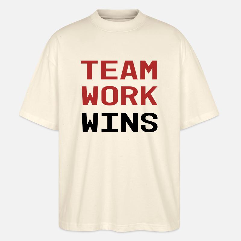 Teamwork - Stanley/Stella Oversized Unisex Bio T-Shirt Blaster 2.0 - Natur