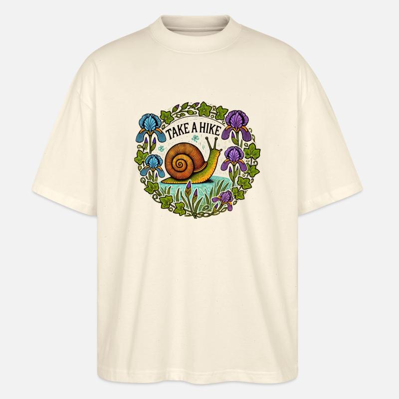Machen Sie eine Wanderung - Stanley/Stella Oversized Unisex Bio T-Shirt Blaster 2.0 - Natur