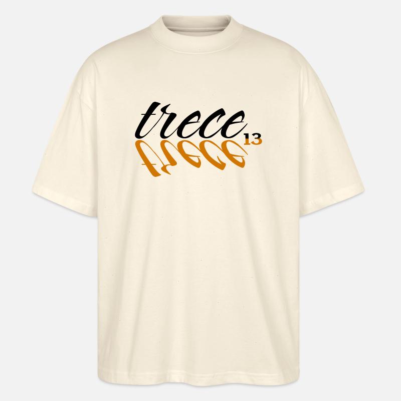 trece13 - Stanley/Stella Oversized Unisex Bio T-Shirt Blaster 2.0 - Natur