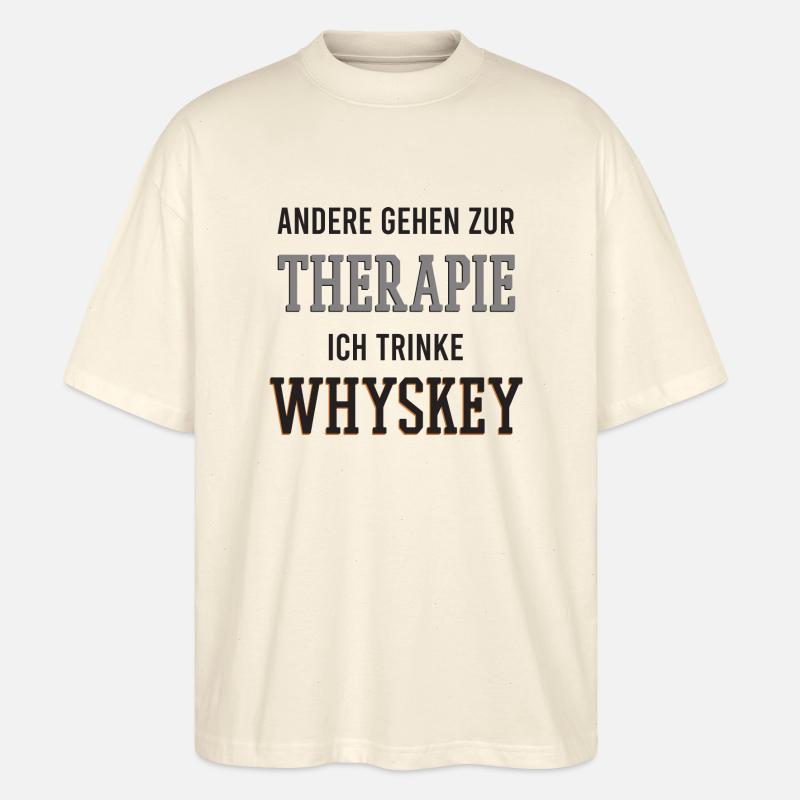 Whiskey - Stanley/Stella Oversized Unisex Bio T-Shirt Blaster 2.0 - Natur