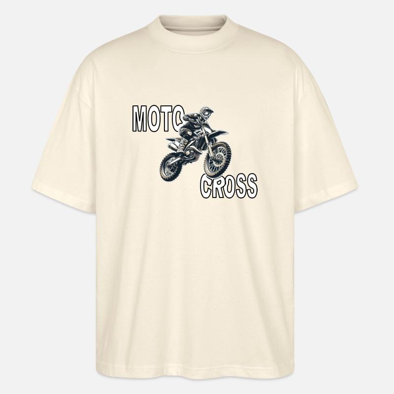 Motocross - Stanley/Stella Oversized Unisex Bio T-Shirt Blaster 2.0 - Natur