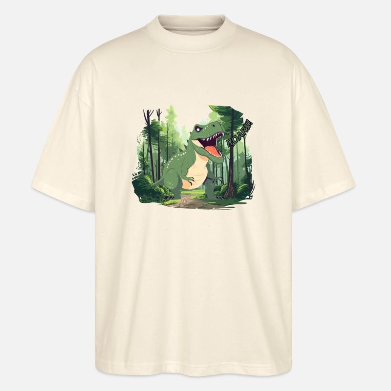 T-Rex - Stanley/Stella Oversized Unisex Bio T-Shirt Blaster 2.0 - Natur