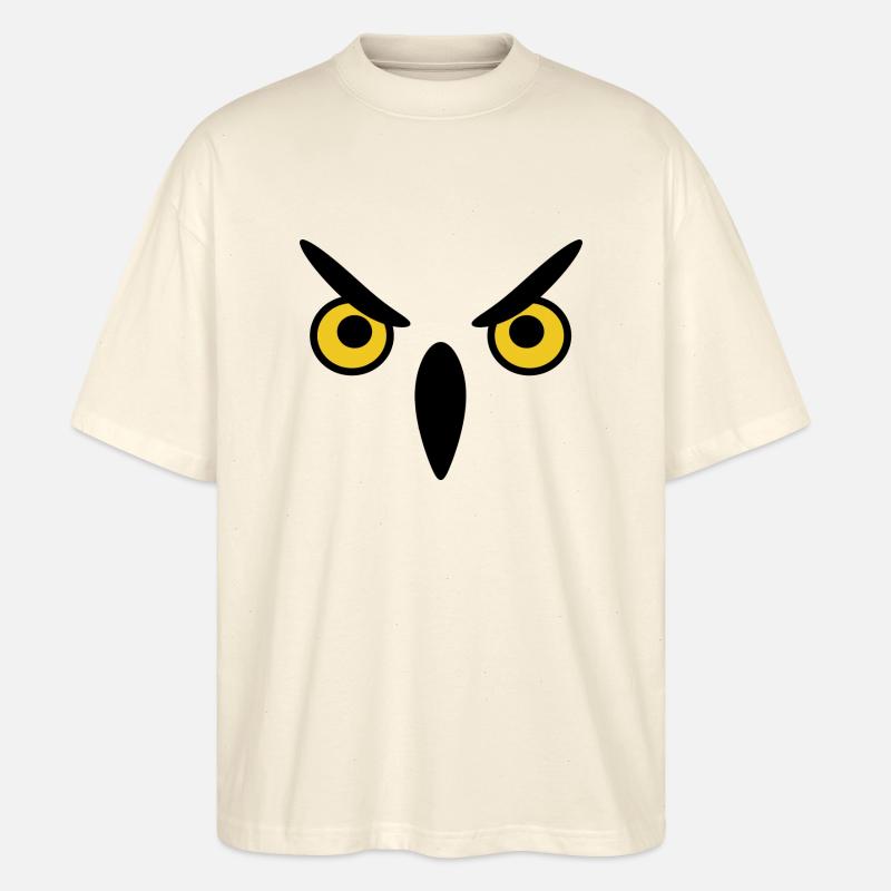 Eule eule eule - Stanley/Stella Oversized Unisex Bio T-Shirt Blaster 2.0 - Natur