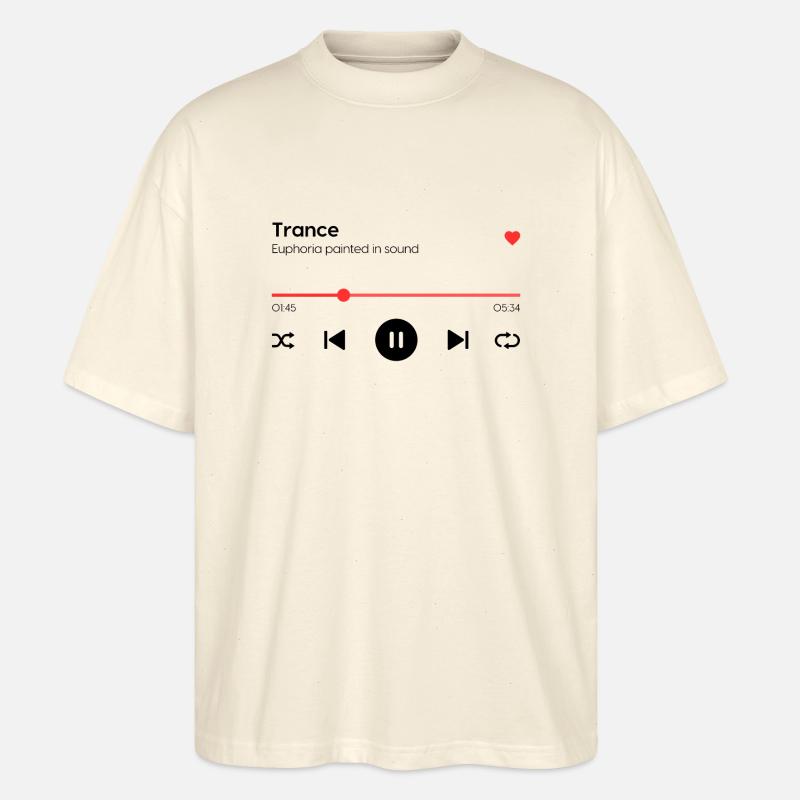 Trance - Stanley/Stella Oversized Unisex Bio T-Shirt Blaster 2.0 - Natur