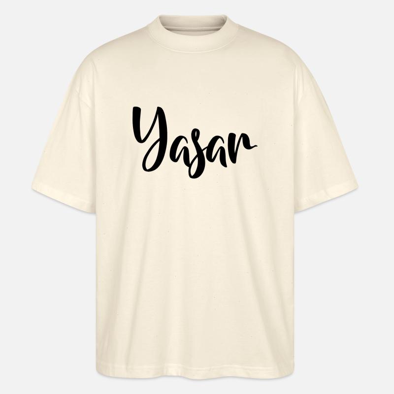 Name - Yasar - Stanley/Stella Oversized Unisex Bio T-Shirt Blaster 2.0 - Natur