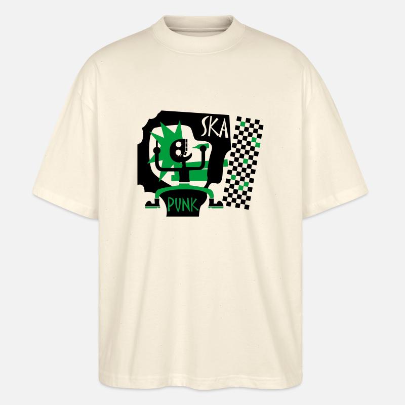 Ska Punk - Stanley/Stella Oversized Unisex Bio T-Shirt Blaster 2.0 - Natur