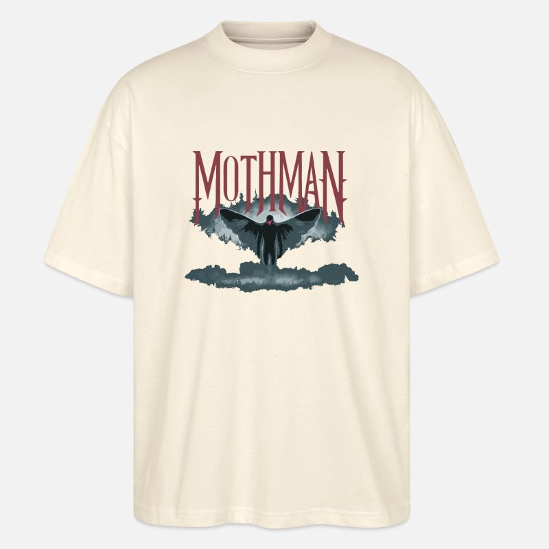 MOTHMAN - T-shirt bio Blaster 2.0 coupe oversize Stanley/Stella Unisexe - écru doux