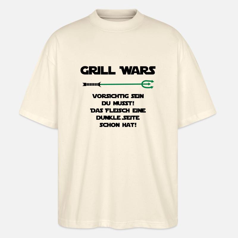 Grill Wars - Stanley/Stella Oversized Unisex Bio T-Shirt Blaster 2.0 - Natur