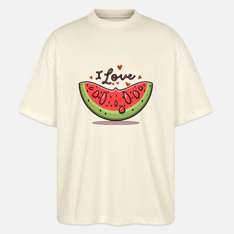 PASTÈQUE - T-shirt bio Blaster 2.0 coupe oversize Stanley/Stella Unisexe - écru doux