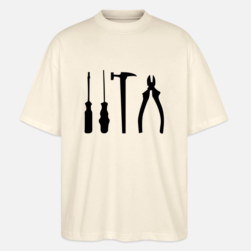 werkzeug - Stanley/Stella Oversized Unisex Bio T-Shirt Blaster 2.0 - Natur