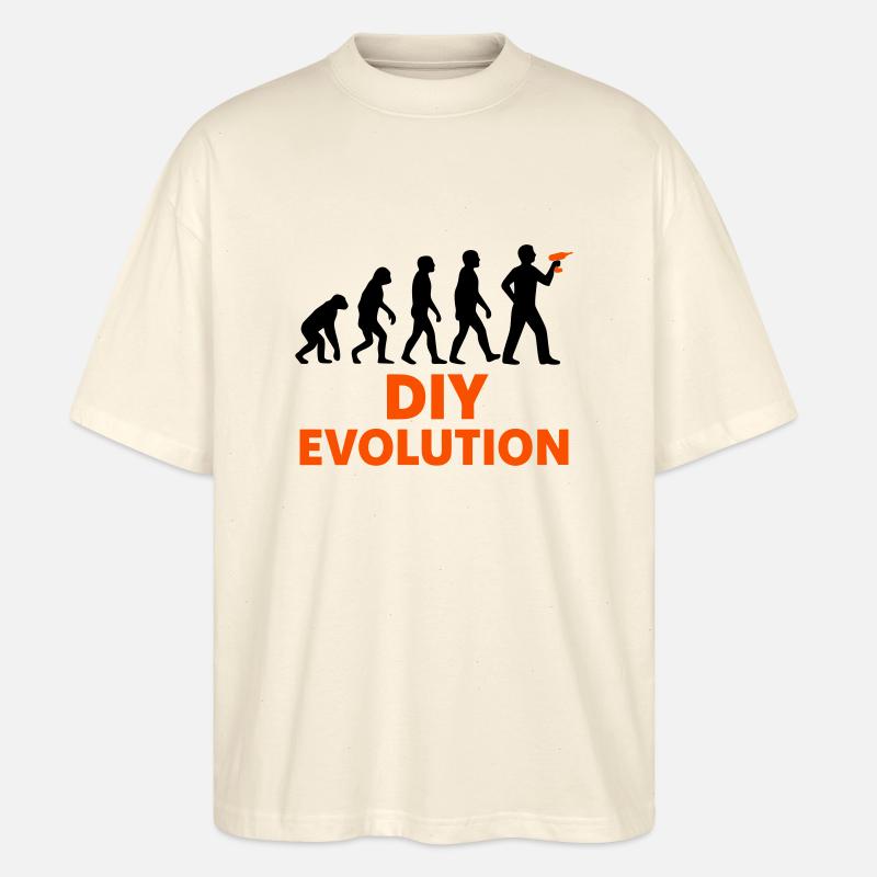 DIY Evolution Crafts - Stanley/Stella Oversized Unisex Organic T-shirt Blaster 2.0 - soft Ecru