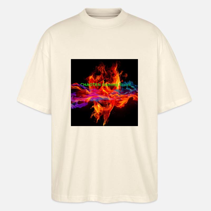 Chaoteb Gaming Team 1 - Stanley/Stella Oversized Unisex Bio T-Shirt Blaster 2.0 - Natur