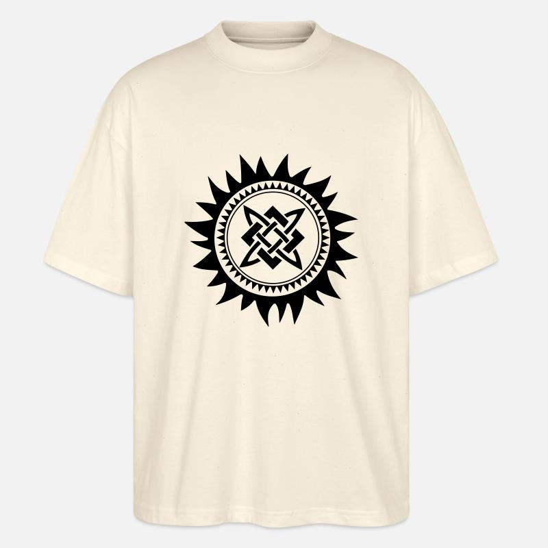 Wikinger Ornament - Stanley/Stella Oversized Unisex Bio T-Shirt Blaster 2.0 - Natur