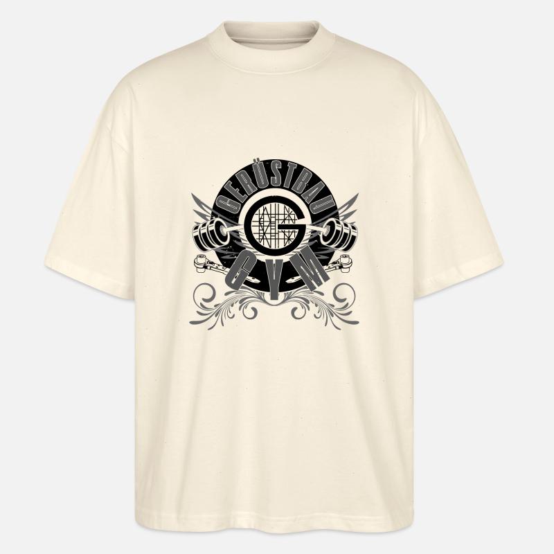gerüstgym grau - Stanley/Stella Oversized Unisex Bio T-Shirt Blaster 2.0 - Natur