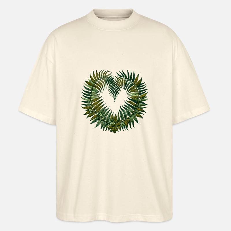 Farnpflanzen - Stanley/Stella Oversized Unisex Bio T-Shirt Blaster 2.0 - Natur