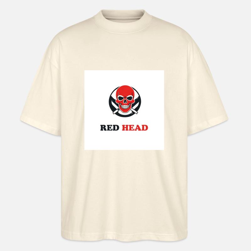 Roter Kopf - Stanley/Stella Oversized Unisex Bio T-Shirt Blaster 2.0 - Natur