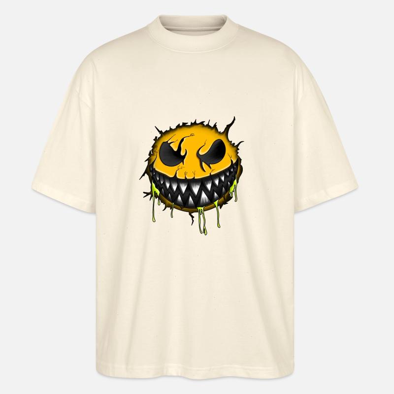 Keep smiling - Stanley/Stella Oversized Unisex Bio T-Shirt Blaster 2.0 - Natur