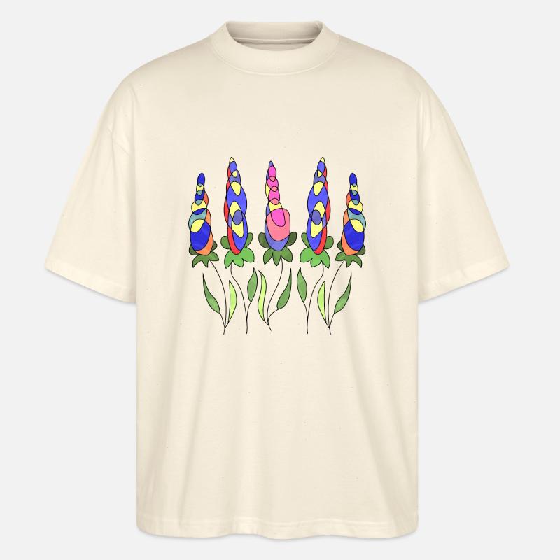Fleur - T-shirt bio Blaster 2.0 coupe oversize Stanley/Stella Unisexe - écru doux