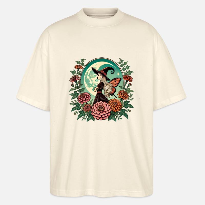 Fee Hexe - Stanley/Stella Oversized Unisex Bio T-Shirt Blaster 2.0 - Natur