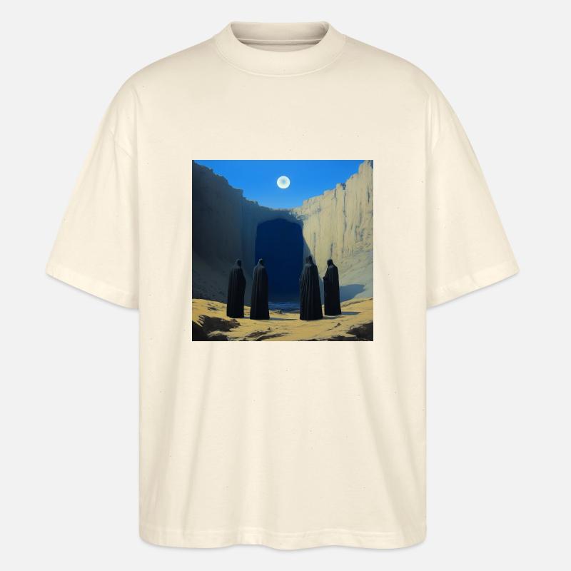 Der Tempel - Stanley/Stella Oversized Unisex Bio T-Shirt Blaster 2.0 - Natur