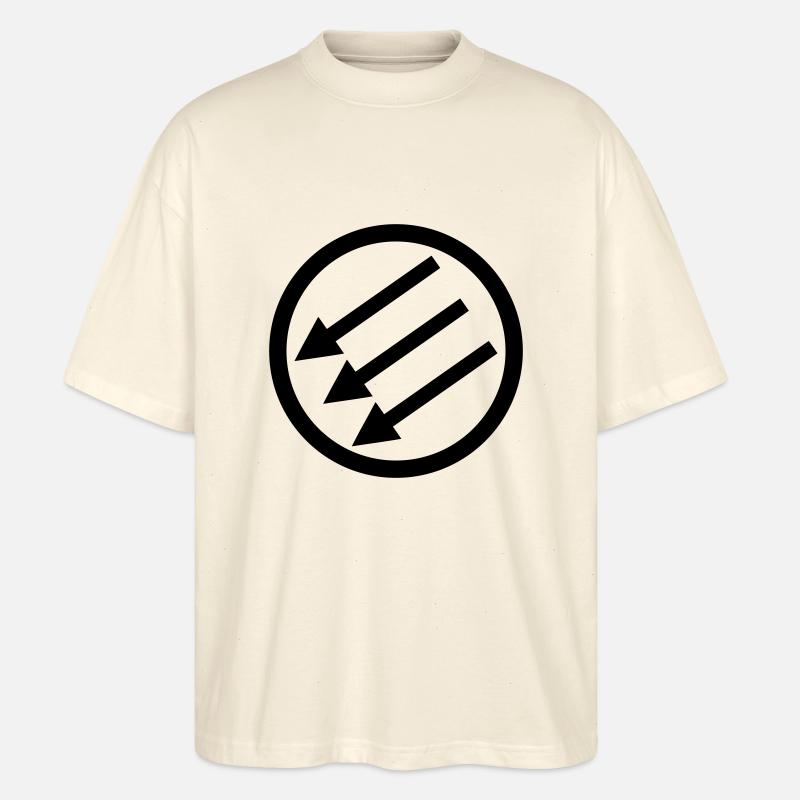 Järnfronten / Eiserne Front / Iron Front - Stanley/Stella Oversized Unisex Organic T-shirt Blaster 2.0 - soft Ecru