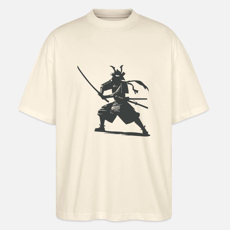 Samurai - Stanley/Stella Oversized Unisex Bio T-Shirt Blaster 2.0 - Natur