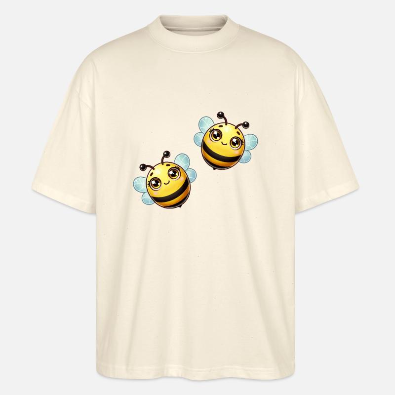 Biene Comic - Stanley/Stella Oversized Unisex Bio T-Shirt Blaster 2.0 - Natur