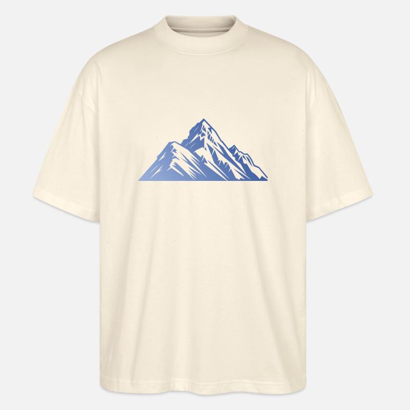 Mountains Silhouette - Stanley/Stella Oversized Unisex Bio T-Shirt Blaster 2.0 - Natur