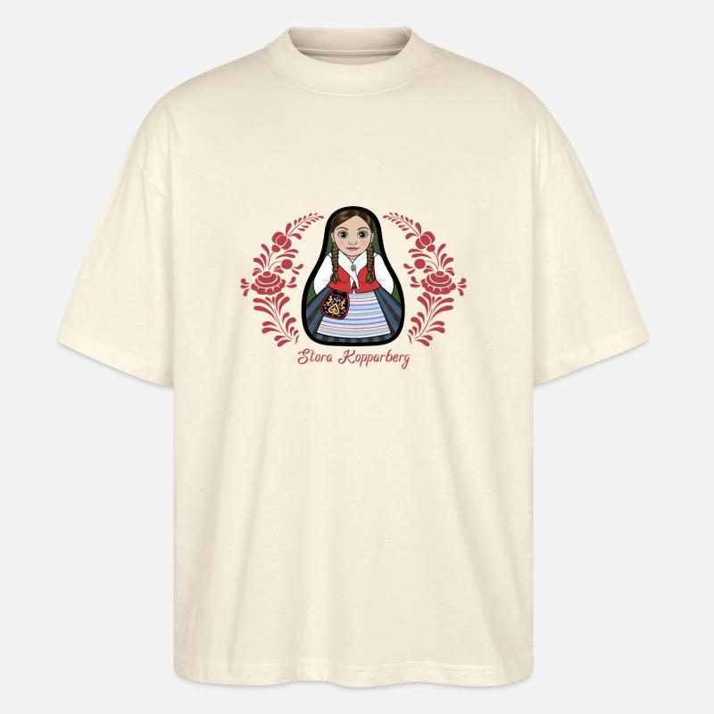 Stora Kopparberg mit Kurbits - Stanley/Stella Oversized Unisex Bio T-Shirt Blaster 2.0 - Natur