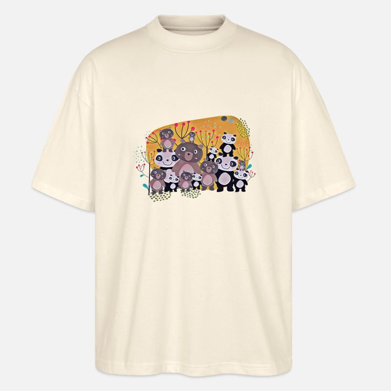 Bären Treff - Stanley/Stella Oversized Unisex Bio T-Shirt Blaster 2.0 - Natur