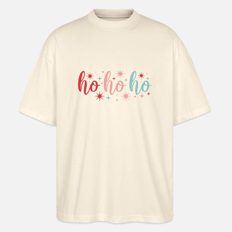 Ho Ho Ho - Stanley/Stella Oversized Unisex Bio T-Shirt Blaster 2.0 - Natur