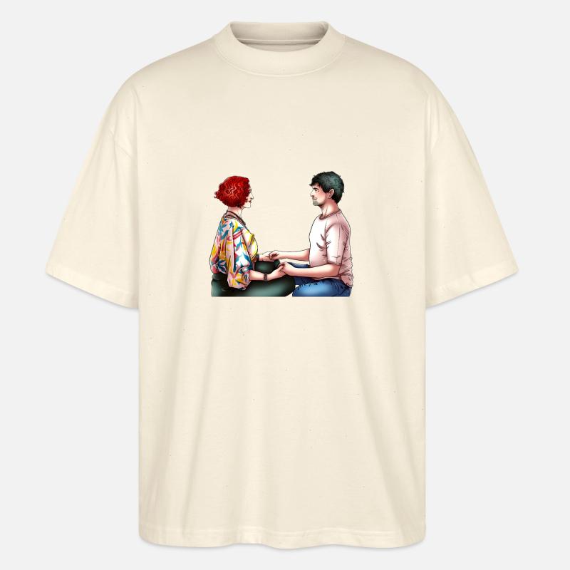 Augenblick - Stanley/Stella Oversized Unisex Bio T-Shirt Blaster 2.0 - Natur