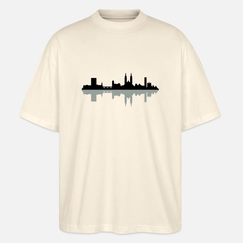Skyline Basel - Stanley/Stella Oversized Unisex Bio T-Shirt Blaster 2.0 - Natur