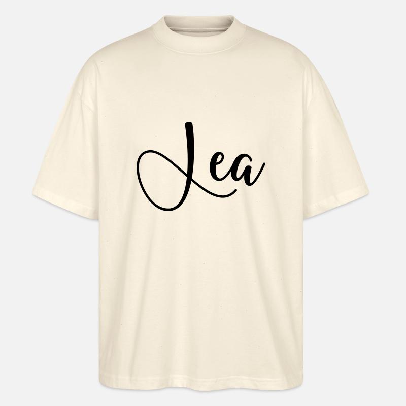 name lea - Stanley/Stella Oversized Unisex Bio T-Shirt Blaster 2.0 - Natur