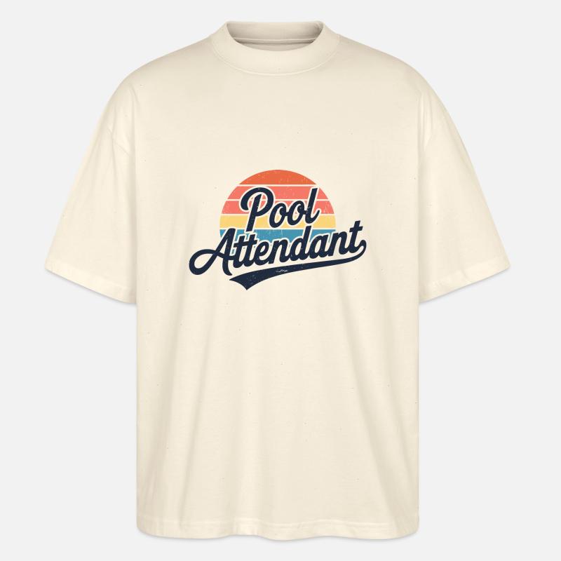 Humor am Pool - Stanley/Stella Oversized Unisex Bio T-Shirt Blaster 2.0 - Natur